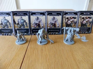 Massive Darkness: exclusivo de Kickstarter Flesh Golem, Fomorian, Graz & Prug - Imagen 1 de 8