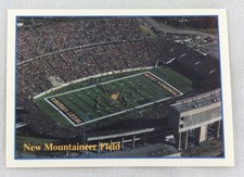 CFB 1991 West Virginia 7-Eleven 100 Years Football Card #48-New Mountaineer Fld.