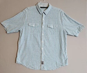 Sean John Shirt Men's XL Collared Short Sleeve Button Up Linen Blend - Picture 1 of 6