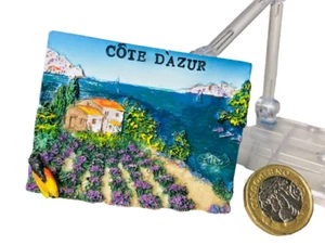 Fridge Magnet Cote D'Azur Vintage ra - Picture 1 of 3