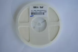 0603 10uF Samsung MLCC CERAMIC Capacitor 4V X5R CL10A106MR8NNNC RoHS 100pcs - Picture 1 of 2