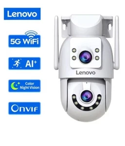 4K WiFi Surveillance Camera 5G Wifi Outdoor Dual Lens PTZ IP Cameras Auto Track - Picture 1 of 4