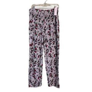 Disney Mickey Mouse fuzzy Christmas pajama pants 0257 - Picture 1 of 4
