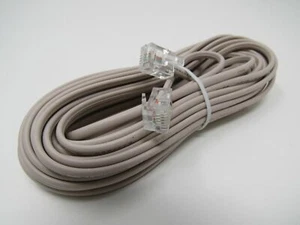 Standard Telefonkabel Kabel RJ-11 25 Fuß - Bild 1 von 3