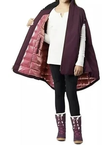 Columbia Girls' Disney Frozen 2 Anna Down Cape  Purple Size 7/8 - Picture 1 of 5