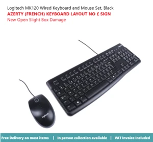 LOGITECH DESKTOP MK120 FRENCH LAYOUT AZERTY 920-002539 - Picture 1 of 5