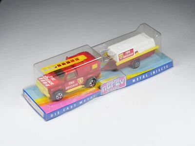 NOREV - Mini Jet - Pick Up Fire Brigade avec Remorque - En boite - Photo 1/4