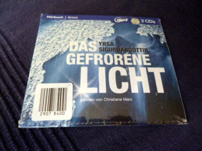 2 MP3-CDs HÖRBUCH Yrsa Sigurdardottir DAS GEFRORENE LICHT 728 Minuten ungespielt - Bild 1 von 2
