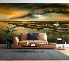3D Cloud Lightning B313 Wallpaper Wall Mural Self-adhesive Beth Sheridan Amy