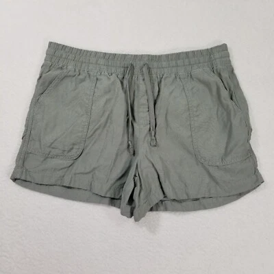 Pantalones Cortos Maurices Cordón Elástico Cintura Bolsillos Mujer Talla XL Verde. Foto 1 de 4