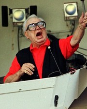 Harry Caray - Cubs, Singing "Take Me Out the Ball Game" - 8x10 Color Photo