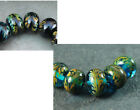 Feathered Handmade Glass Lampwork Beads SRA MTO - Choose Shape and color
