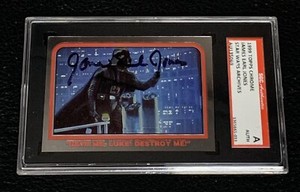 JAMES EARL JONES "DARTH VADER" 1999 TOPPS CHROME STAR WARS SIGNED AUTO CARD SGC