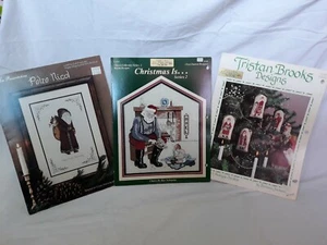 3 Weihnachts Santa Stickmuster MaJor Pres., Rayna Designs, Tristan Brooks - Bild 1 von 12