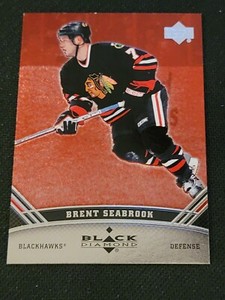 2006-07 UPPER DECK BLACK DIAMOND RUBY RED BRENT SEABROOK #19 #'ed 67/100