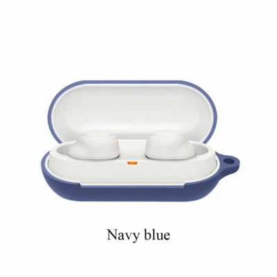 Para Sony WF-C500, Estuche de Carga de Silicona Antigolpes Cubierta Hebilla de Auricular Foto 1 de 4