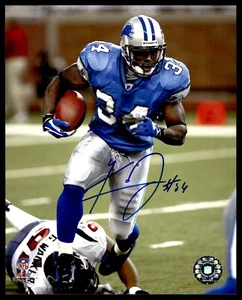 KEVIN JONES SIGNED 8X10 PHOTO INSCRIBED "#34" - DETROIT LIONS - Picture 1 of 1