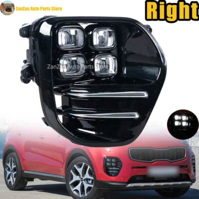 Right Daytime Running Light For Kia Sportage KX5 2016 2017 2018 Front Fog Lamp - Image 1 of 4