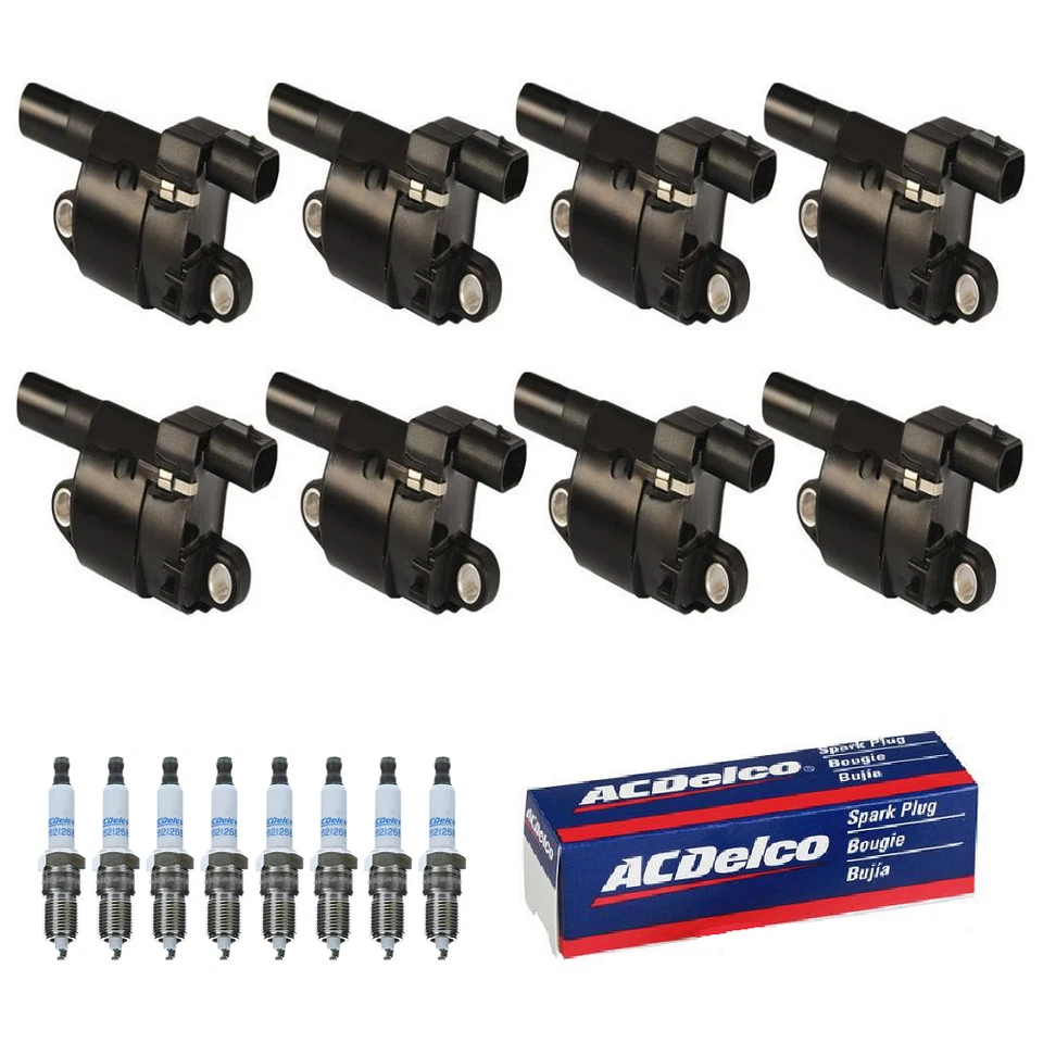 Bobina de ignição e vela de ignição de irídio ACDelco para Chevrolet GMC Cadillac 41-110 - Imagem 1 de 4