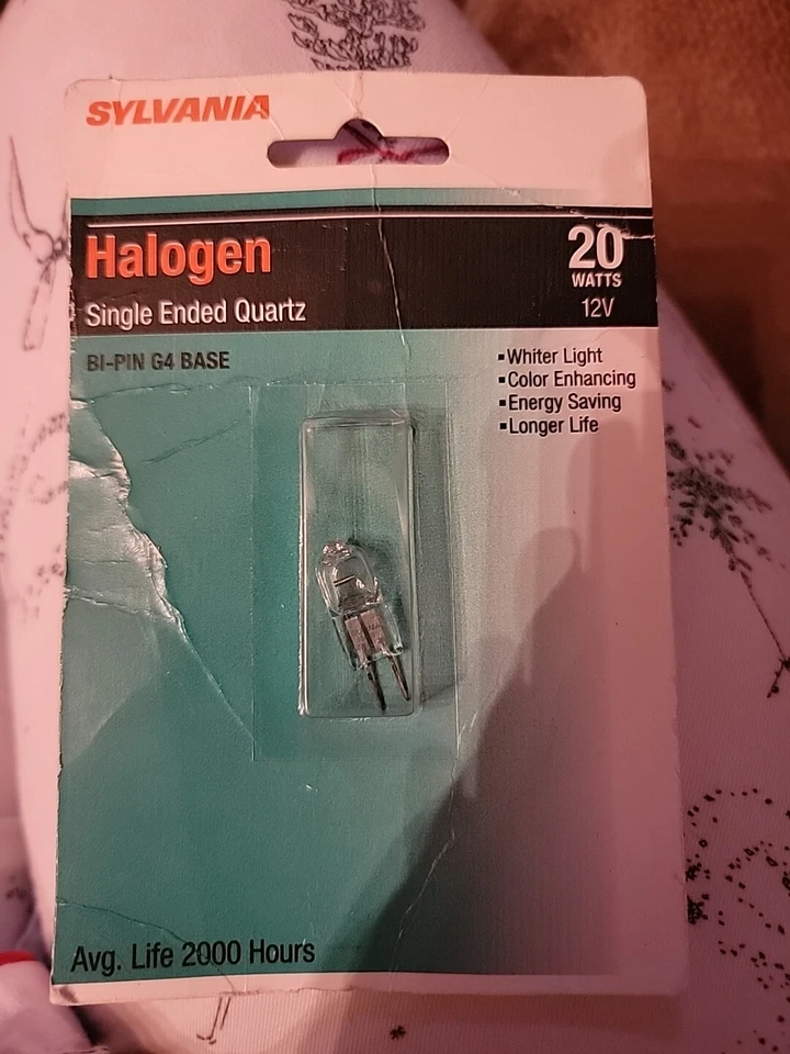 Sylvania 20T3Q/CL/RP 12V, 20W, G4 Bi-Pin H Lamp - NEW - Image 1 of 3