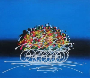 Pintura al óleo 20x24 Tour de Francia retrato moderno ciclismo - Imagen 1 de 1