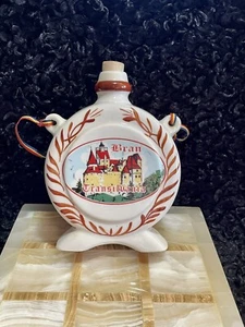 Vintage Traditional Ceramic Romanian Flask From Transylvania - Picture 1 of 4