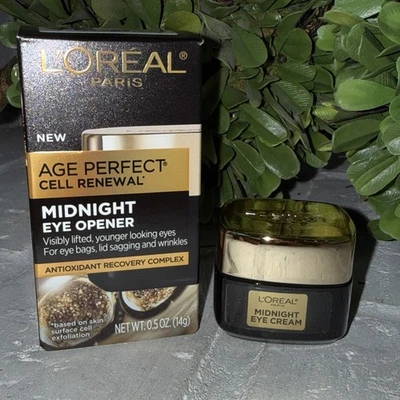 ¡NUEVO! Crema abridora de ojos de medianoche L'Oreal Paris Age Perfect Cell Renewal 0,5 OZ NUEVA EN CAJA Foto 1 de 3