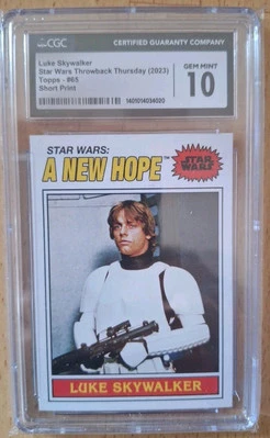 2023 Topps Star Wars Throwback Thursday #65 Luke Skywalker SP Variation  - Bild 1 von 2