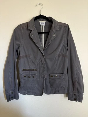 Columbia Women's XS Jacket, Grey, with a 5 Inch Zipper And 3 Snap-On Buttons - Image 1 of 4