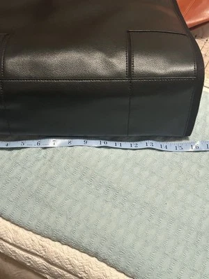 Tory Burch Robinson двойной молнии желтовато-коричневый кожаный сумка с короткими ручками Дамская сумка через плечо путешествий сумочка - Изображение 1 из 4