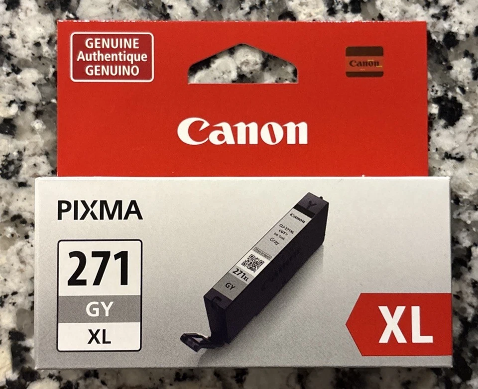 CANON - 271XL высокий выход серый GY Pixma чернильный картридж - совершенно новый запечатанный - Изображение 1 из 1