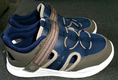 Сандалии для мальчика Stride Rite 360 Brinley темно-синие/коричневые размер 13 M - Изображение 1 из 4