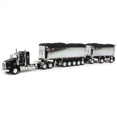 1/64 Kenworth T800 Con Rimorchi Chrome East Genesis II End Dump, DCP, 60-1572 - Immagine 1 di 4