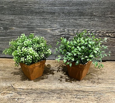 IKEA - 2 plantas falsas en macetas plantas verdes artificiales para hogar oficina cocina Foto 1 de 4