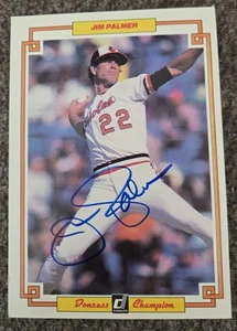 1984 Donruss Champions Jim Palmer Autographed Card. - Picture 1 of 2