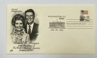 First Day Cover Inauguration Day President Ronald Reagan 01/21/1985 - Image 1 of 4