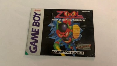 Zool Gameboy Advance GBA instruction booklet manual - Image 1 of 2