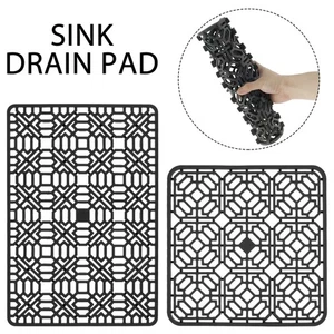Silicone Sink Protector Heat-Resistant Sink Liner Mat Non-Slip Cuttable BrMMU - Picture 1 of 15