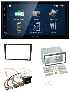 Kenwood 2DIN Bluetooth MP3 USB DAB Autoradio für Opel Corsa C Signum Vectra B ab - Bild 1 von 9