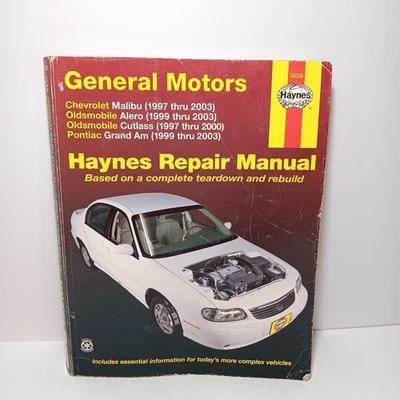 Manual de reparación Haynes 38026 - General Motors Chevrolet Oldsmobile Malibu Grand Am Foto 1 de 4