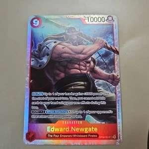 One Piece Edward.Newgate OP02-004 SR Paramount War English - NM (PRB 01) TCG CCG - Picture 1 of 7