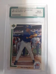 1991 Upper Deck Final Edition - Ken Griffey Jr #87F Gem Mint 10 - Bild 1 von 2