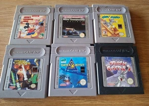 NINTENDO GAME BOY x 6 SPIELKUGELN KONVOLUT LOSE KARTONS - Bild 1 von 13