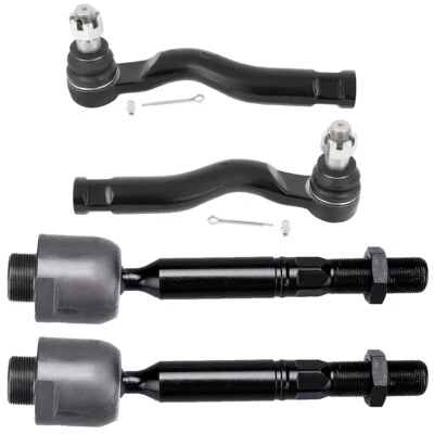 4x Front Inner /Outer Tie Rod Ends For Toyota Tundra 2008 2009-2015 2016 Sequoia - Image 1 of 4