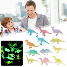 12X Mini Dinosaurs Party Favors Glow In The Dark Luminous Birthday For K✨b M2A7