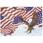 Patriotic Flags Paper Placemats 50 Pack Printed Paper Placemats Paperware Decor