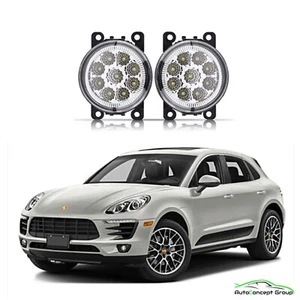 PORSCHE MACAN FULL LED FOG LIGHTS / DRIVING LAMPS, 6000K, POWERFUL, 2015-on - Bild 1 von 6