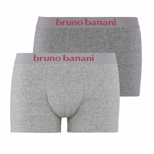 bruno banani short herren unterhose DENIM FUN grau 2 Pack - Bild 1 von 3
