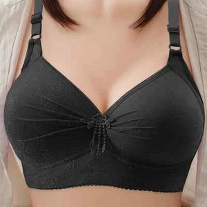Women'S Adjustable Plus Size Bra Sports Front Closure Extra Elastic Breathable - Picture 1 of 17