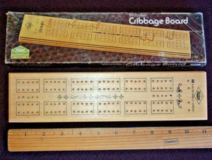 Lowe Hardwood CRIBBAGE Board Only ~ #1503 ~ NO PEGS - Picture 1 of 4